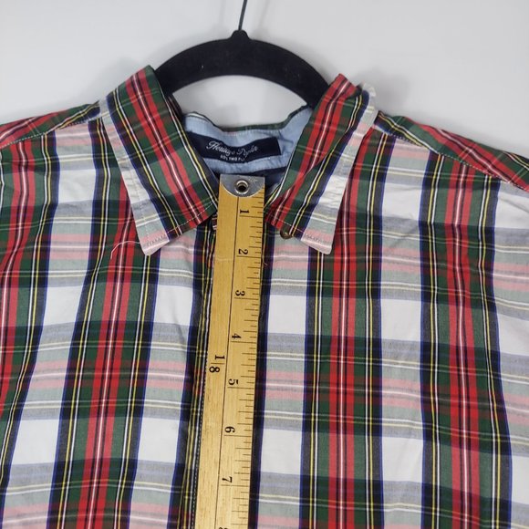 Tommy Hilfiger Plaid 80's 2 Ply Shirt large - Picture 6 of 10